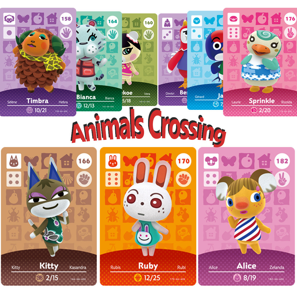 Animal Crossing new leaf amxxbo card  NS Swit New 3DS Animal Crossing Amiibo Card 119-244