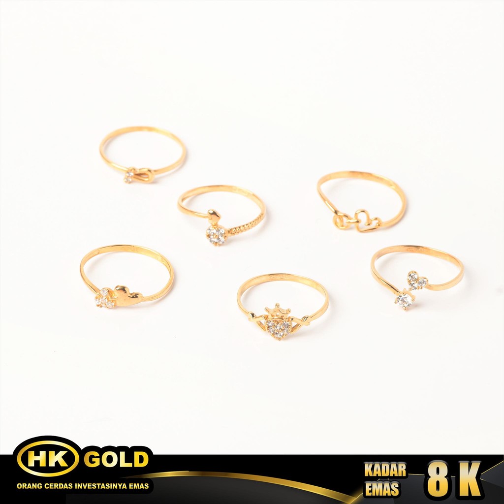 Cincin Emas 8K Type 1463 HK GOLD