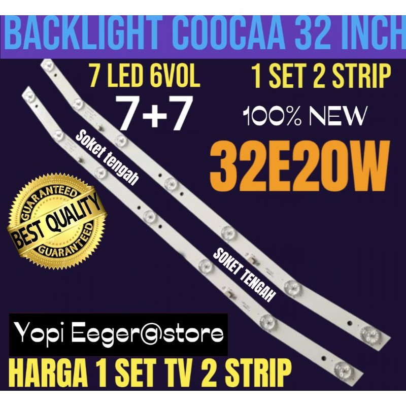 BACKLIGHT TV LCD LED COOCAA 32 INCH 32E20W BACKLIGHT TV COOCAA 32 INCH