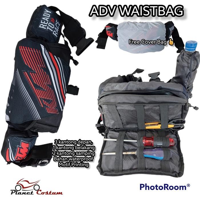 PCWB3 Tas Sepeda gowes Motor cross waistbag mtb downhill pinggang minum air - motif 4
