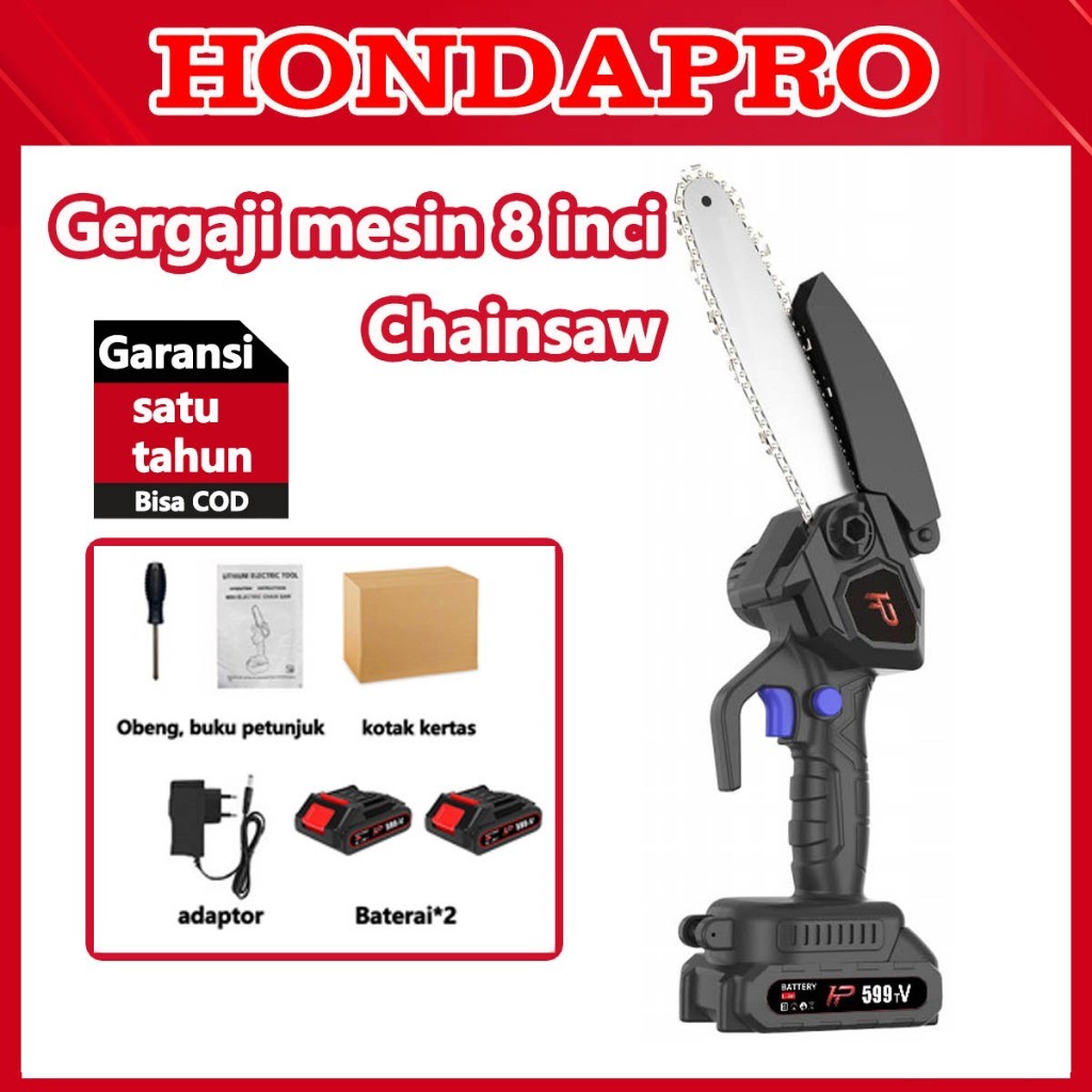 BBT - 8 Inch Gergaji Mesin Mini Pemotong Kayu  Mini Listrik Portable