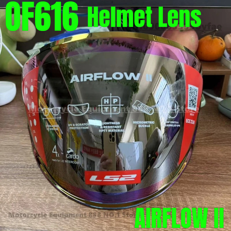 LS2 OF616 Helmet Lens,Original LS2 AIRFLOW II half Helmet Silver Visors, Open Face Motobike Helmet C