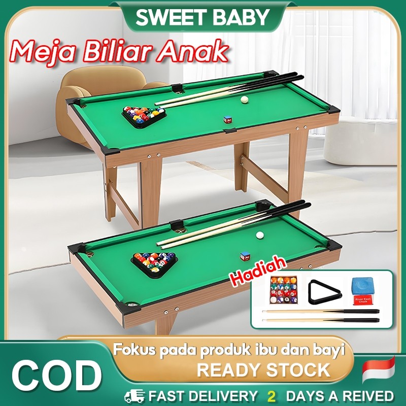 [  OXGRE  ]  Billiard mini Meja billiard Mainan biliar anak -anak mini Meja Billiard Mini【74cm x 40c
