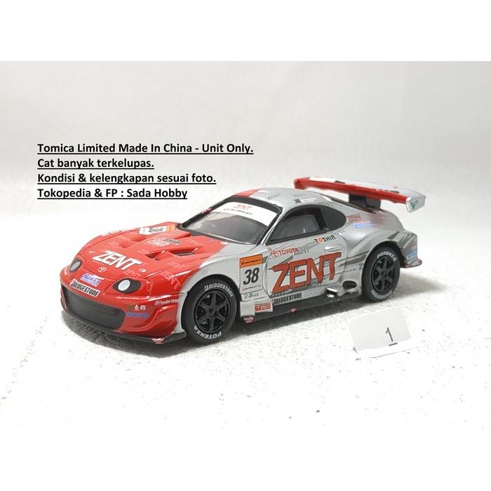 HW  Tomica Limited Autobacs Super GT 0061 Zent Cerumo Supra Silver Loose
