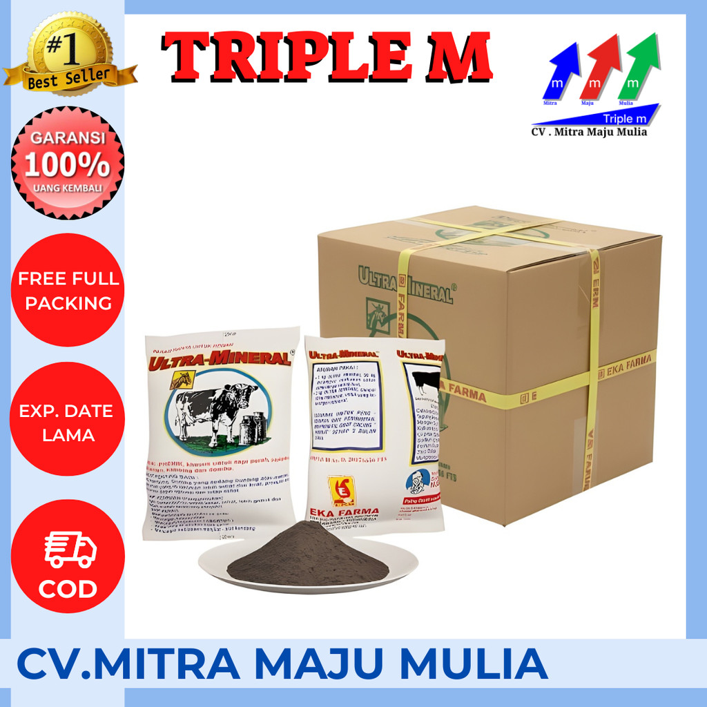 ULTRA MINERAL SAPI 1 DUS 20 KG - Ultra Mineral Sapi EKA FARMA