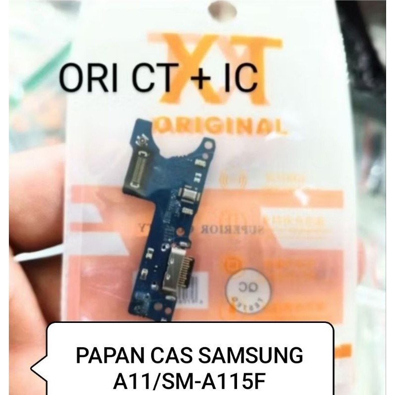 flexibel konektor cas papan cas connector Samsung galaxy a11 + ic original