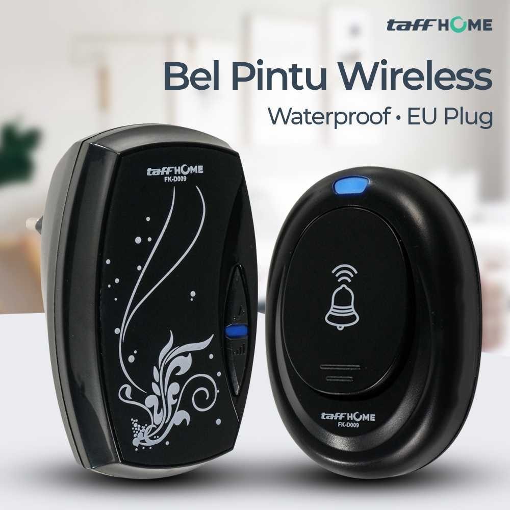 Bel Pintu Wireless Tanpa Kabel Door Bell Waterproof EU Plug 36 Nada / Bel Rumah Suara Tanpa Kabel Ja