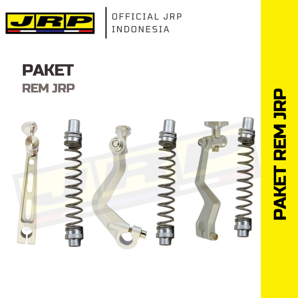 JRP - PAKET REM Paha Rem Plus Per Chrome Plus Seling Rem Paha Rem / Tuas Rem Belakang Full Cnc jrp