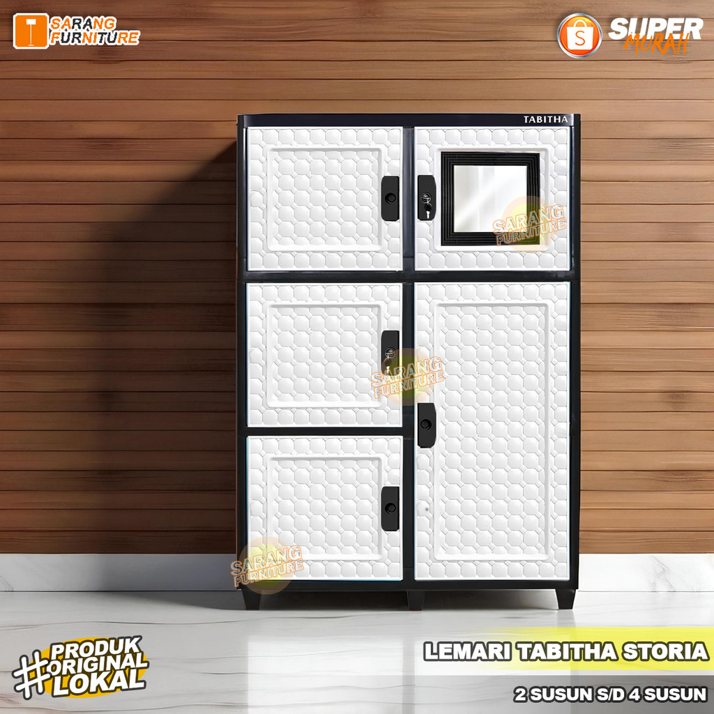 behappy.shop - Lemari Serbaguna Lemari Pakaian Tabitha Storia Lemari Plastik Lemari Buku Lemari Serb