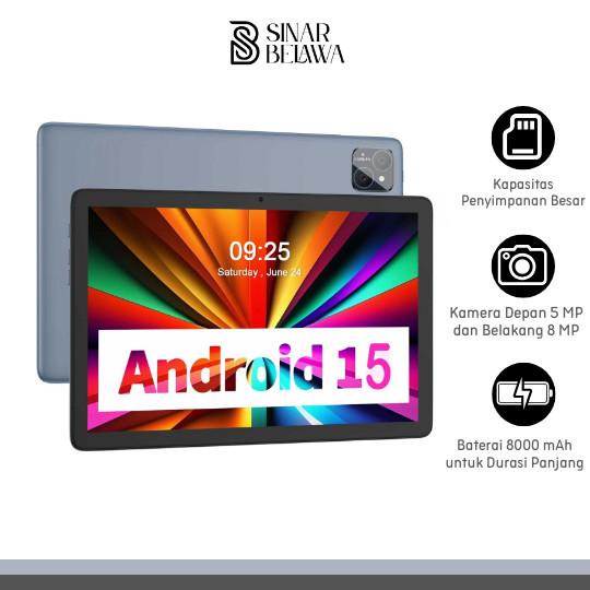 Tablet Android 15 10.1 Inch IPS WiFi A523 Octa Core 8000mAh