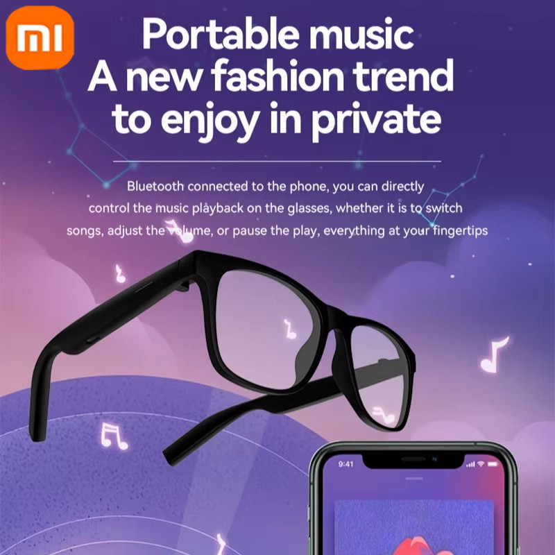 Xiaomi D11AI Smart Glasses Recording Video Photo Camera Sunglasses Men Women Translator Wireless Blu