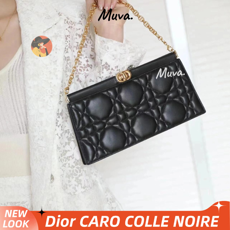 Tas wanita Dior CARO COLLE NOIRE Women/Shoulder Bag