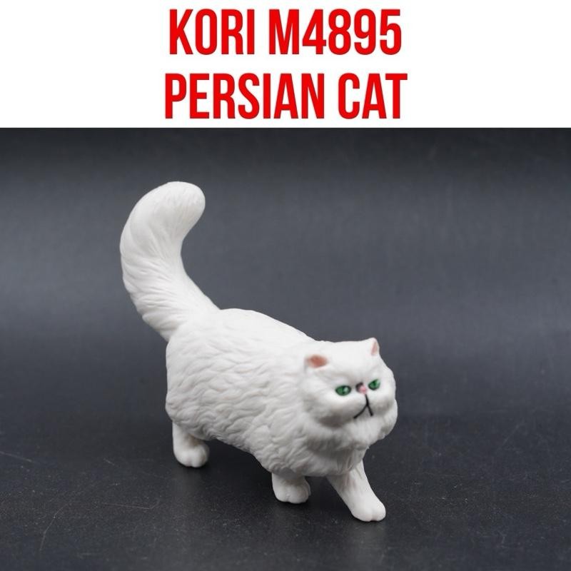 KORI Persian Cat Kucing Persia Felis Catus Mainan Figure Binatang Miniature Hewan Animal Figurine Pa