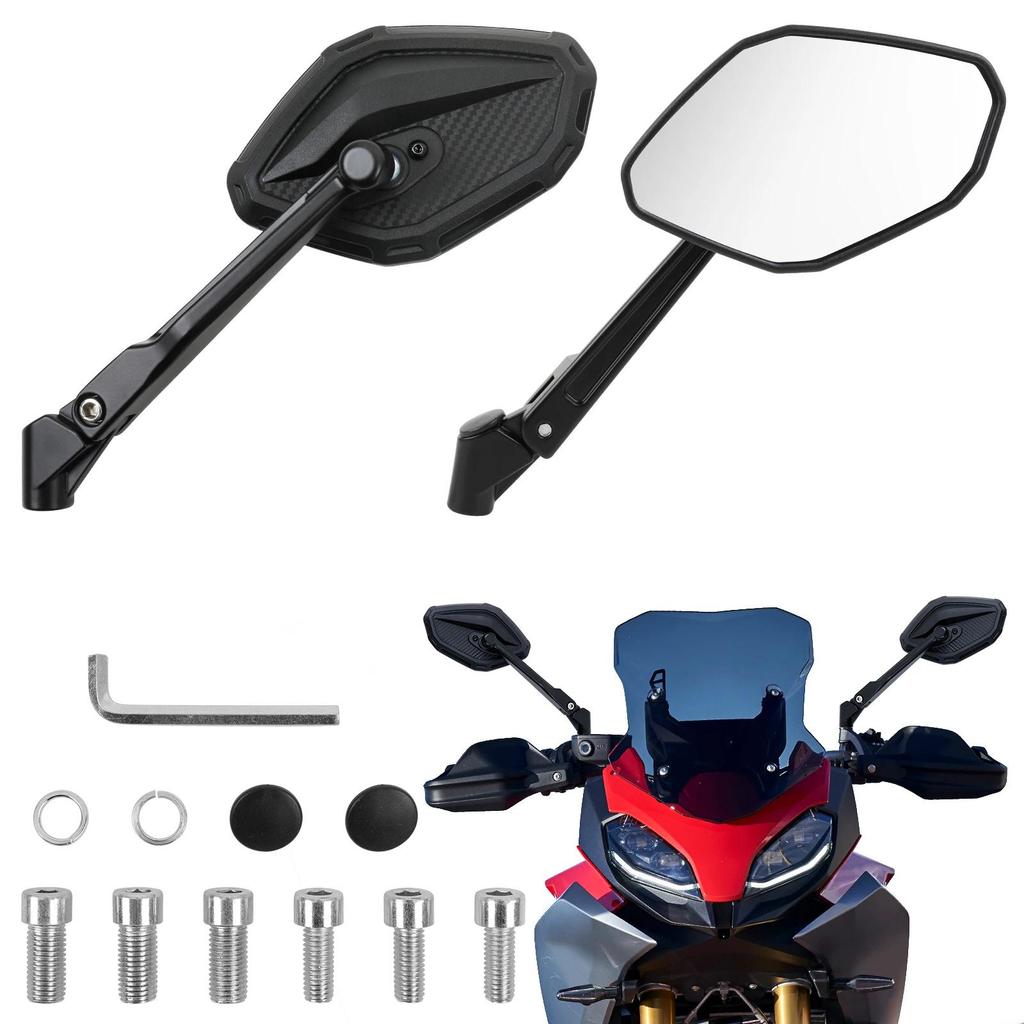 Kaca Spion Universal 8mm10mm Untuk Sepeda Motor Kawasaki Z900 Z1000 Z750 Z650 Z400, Kaca Spion Sampi
