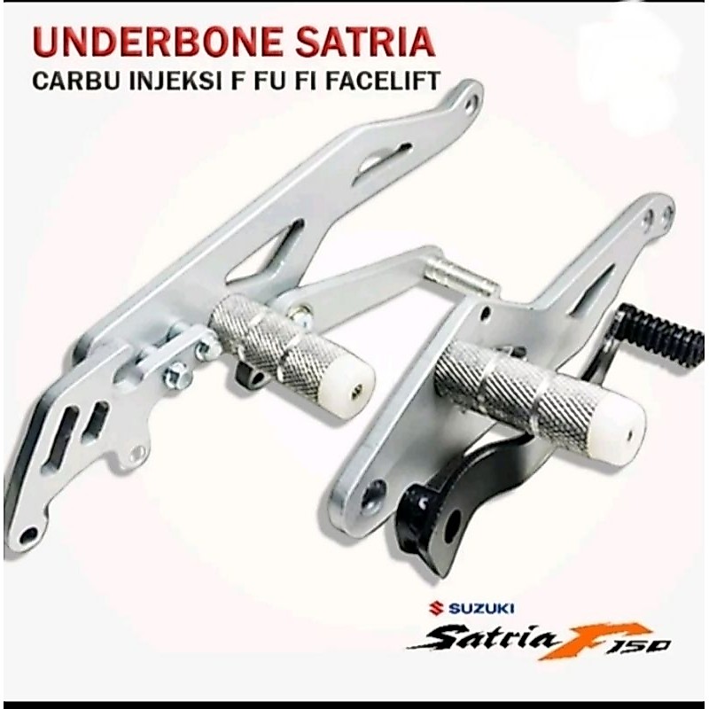 underbone step underbone costum satria Fu Suzuki Ub satria F150 model dural CNC