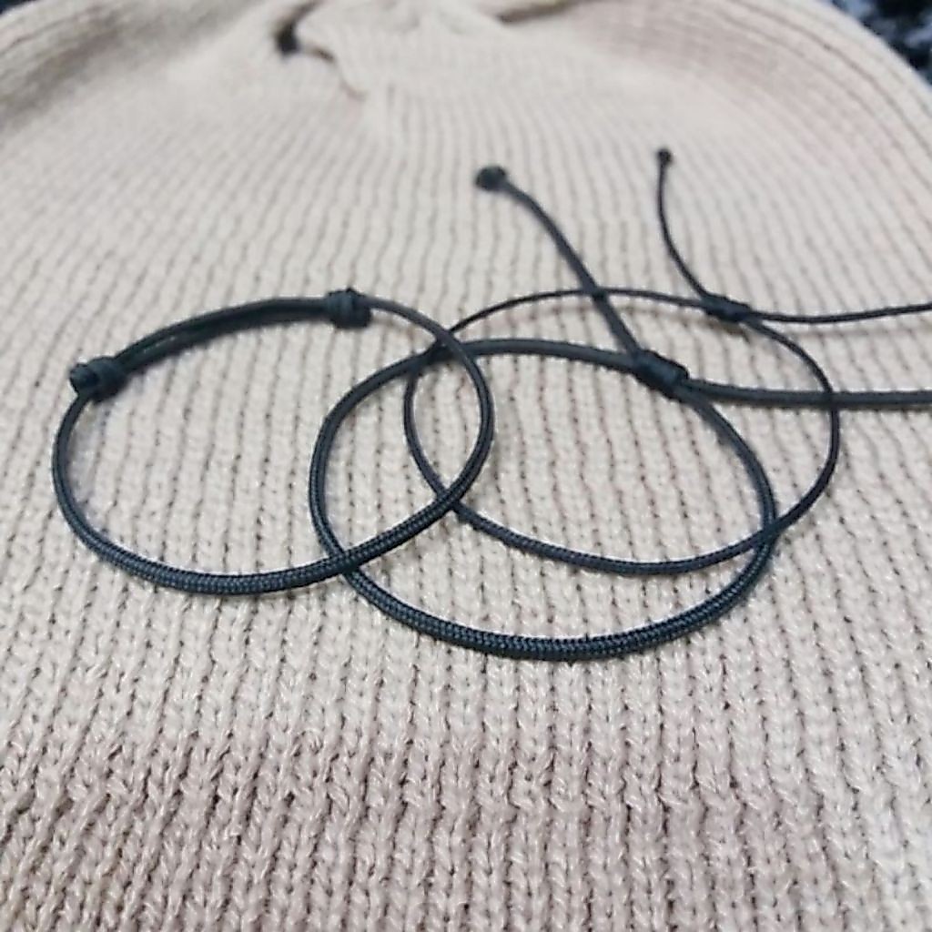 Gelang Tali Hitam / Gelang Polos