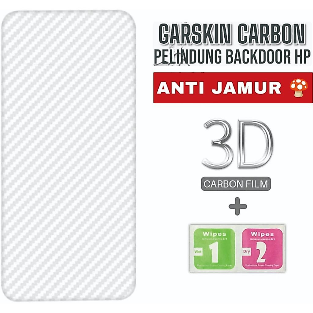 Skin Carbon Iphone 12 / Iphone 12 Pro / Iphone 12 Pro Max Skin Anti Jamur Garskin Belakang