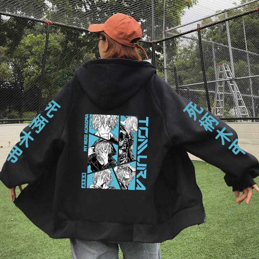 Jaket Anime My Hero Academia Shigaraki Tomura Zipper Hoodie jacket