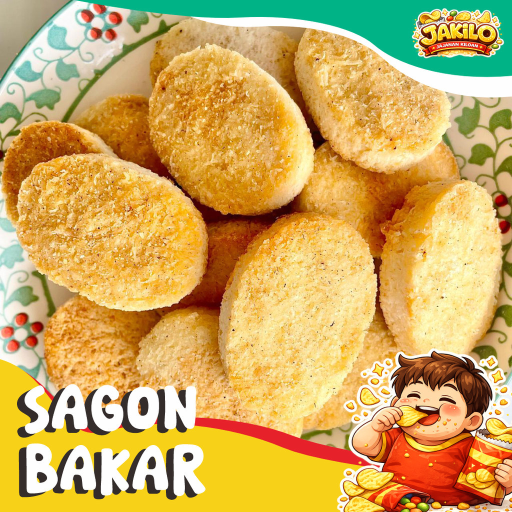 Sagon Kelapa Jadul 250gr Kue Sagon Bakar Kelapa - JAKILO Jajanan Kiloan
