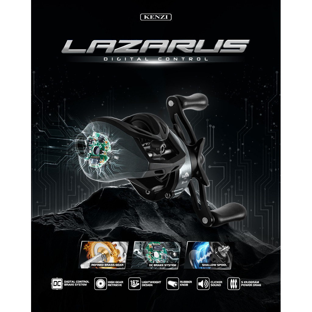REEL BC KENZI LAZARUS DC 100L Digital Control System Anti Backlash