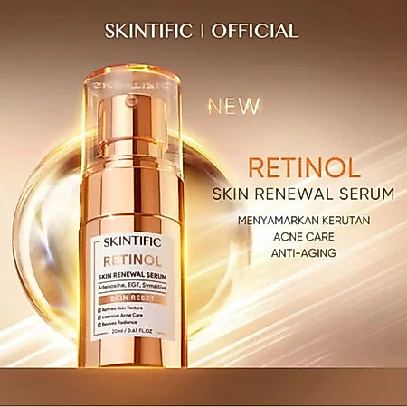 SKINTIFIC RETINOL SKIN RENEWAL SERUM / Skintific Retinol Serum 20ml