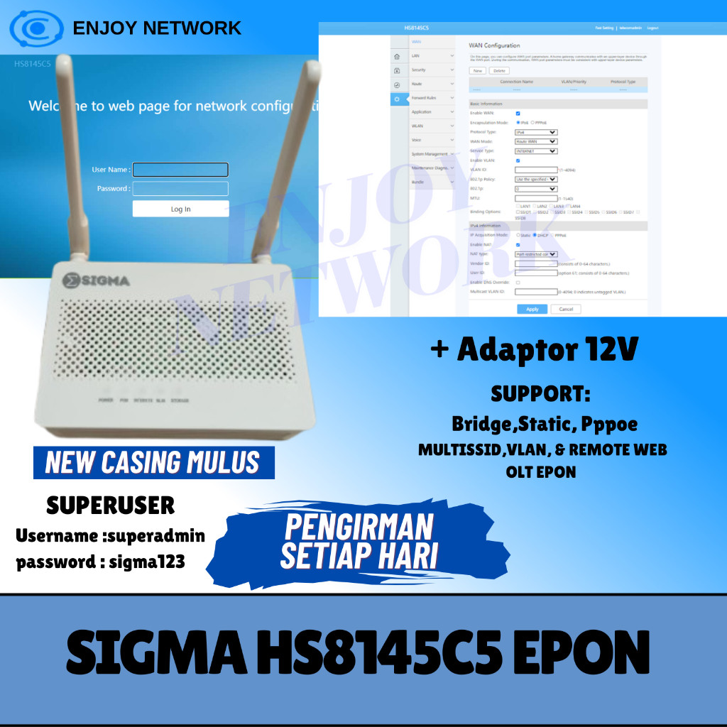 NEW EPON HS8145C5