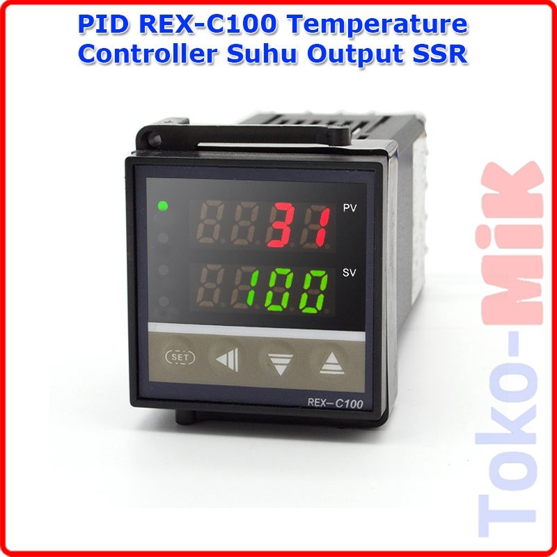 TERLARISPID REX-C100 REX C100 Temperature Controller Suhu Output SSR