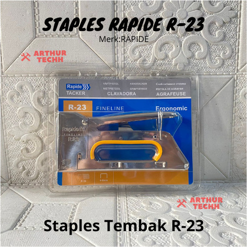 RAPIDE Gun Tacker Staples Rapide R-23 | Staples Tembak Rapide  R-23 Original