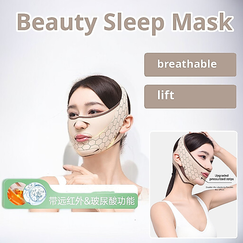 ❤️Beli 2 Gratis 3❤️Topeng Kencangkan Wajah dengan Karet Elastis dan Bahan yang Dapat Dihembuskan / A