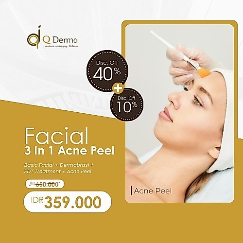 FACIAL 3IN1 ACNE PEEL - Q Derma