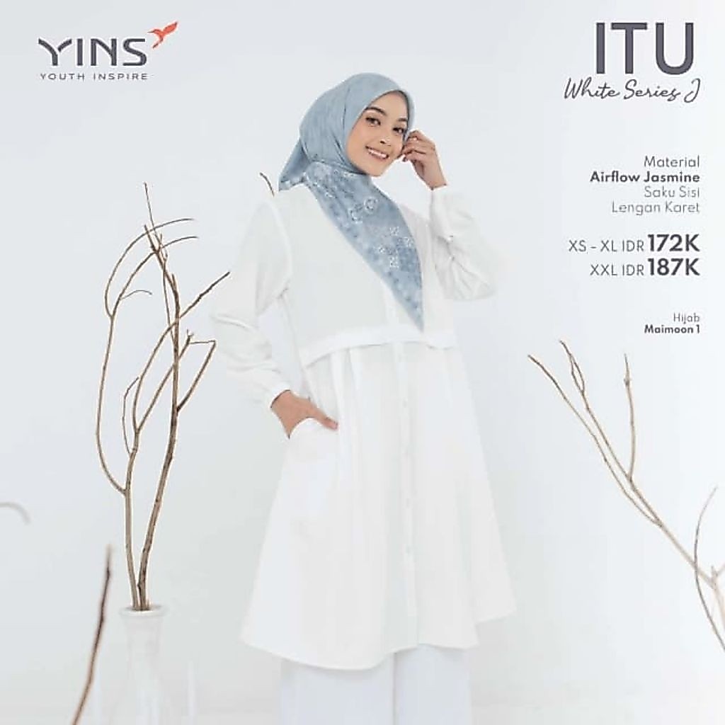 ITU WHITE SERIES J TUNIK PUTIH YINS INSPIRE