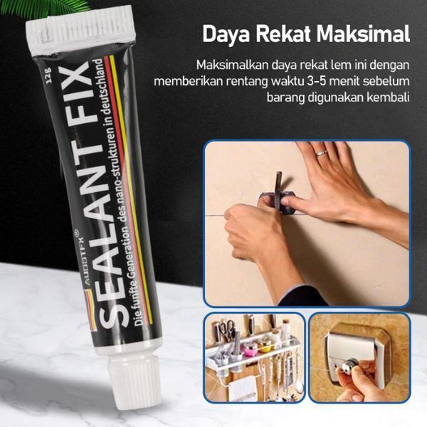 LEM stainless LEM KACA SILICON SEALENT AQUARIUM Sealant Fix Perekat Dinding Ubin Kaca Buram