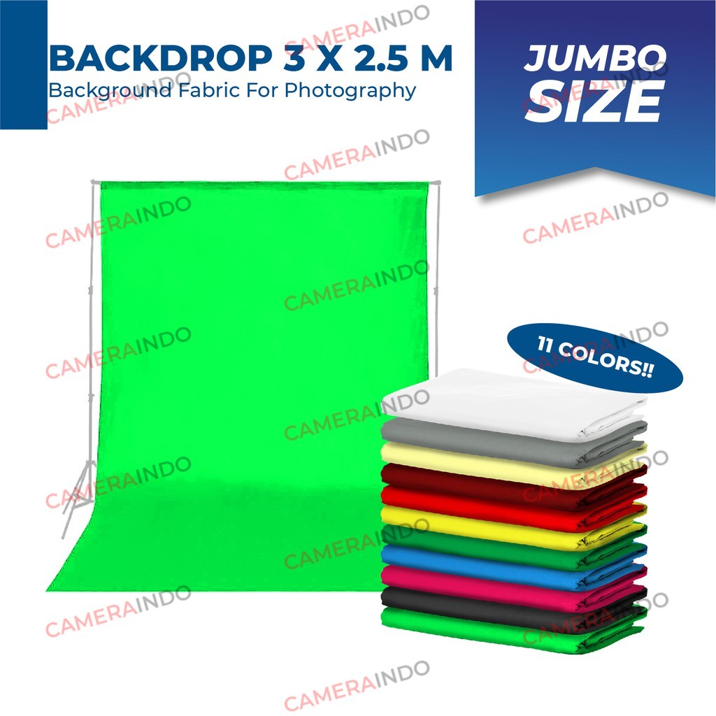 background kain polos (3 x 2.5m) foto studio