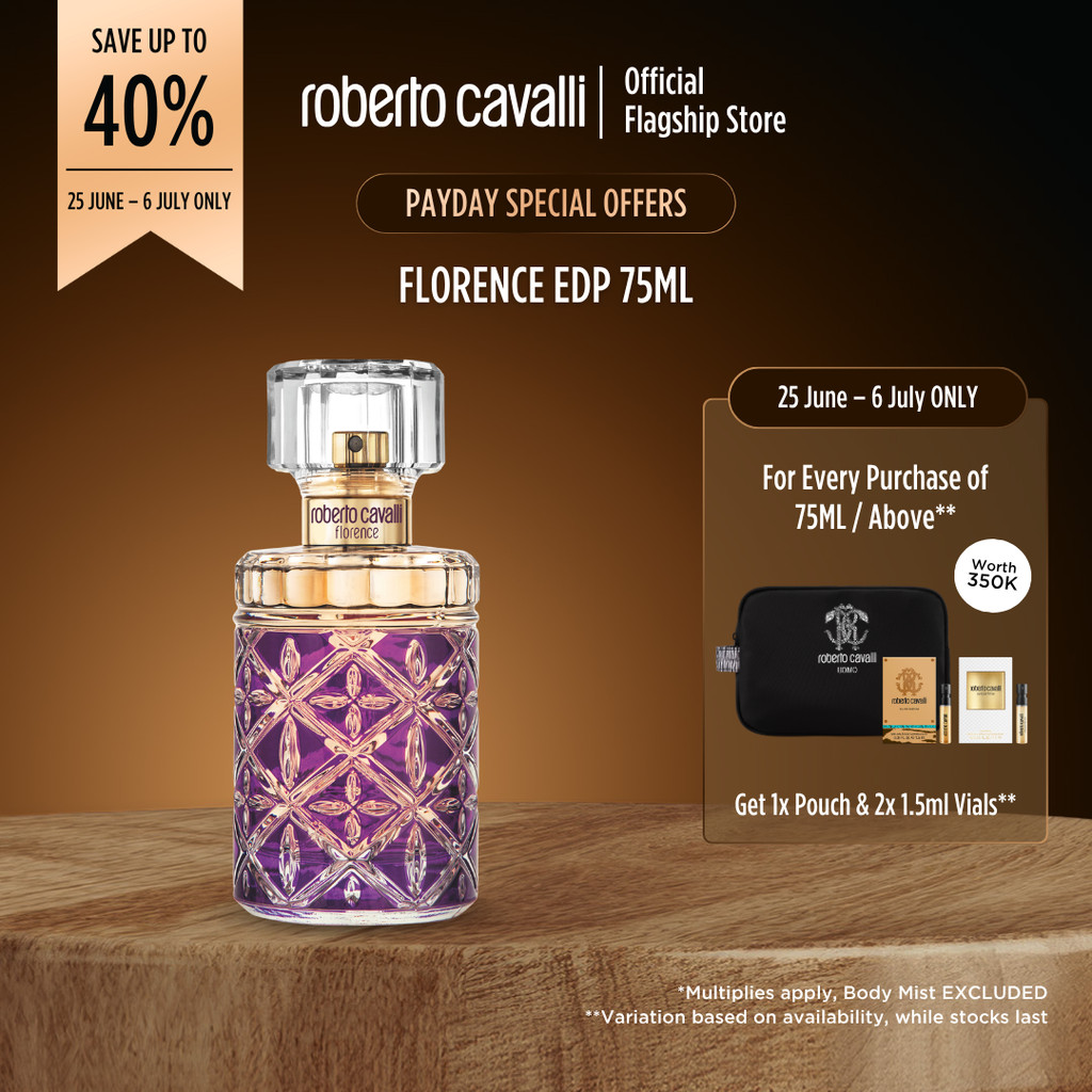 Roberto Cavalli Florence EDP 75ml - Parfum Wanita