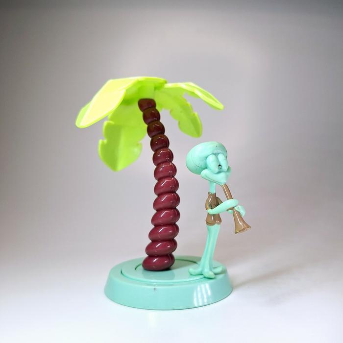 Figure SpongeBob SquarePants - Rotating Squidward Clarinet KFC, Chaki Kids Meal