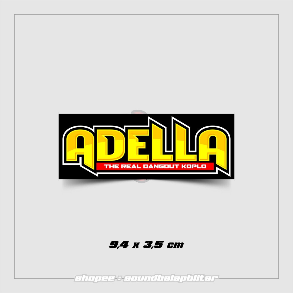 Stiker Adella Vynil Anti Air Bijian - JDM Project 02