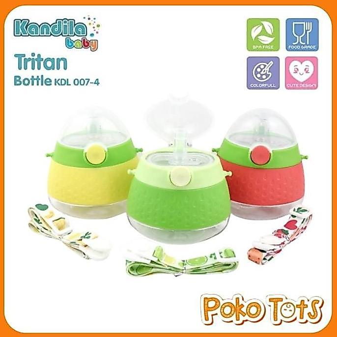 Kandila Baby Tritan Straw Bottle 280ml KDL007-4 Botol Minum Sedotan Bayi Dengan Pemberat
