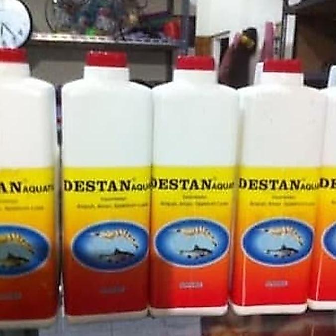 OBAT IKAN UDANG REPACKING DESTAN AQUATIK @100ML PT SANBE FARMA