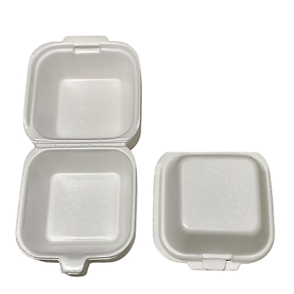 Kotak Makan Styrofoam Praktis untuk Burger, Takoyaki, Seblak