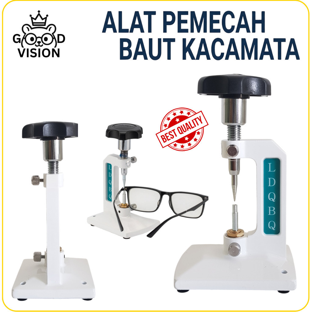 Alat Pembuka Baut Kacamata Patah Pendorong Baut Frame Besi Tool Reparasi Kacamata Presisi Anti Lecet