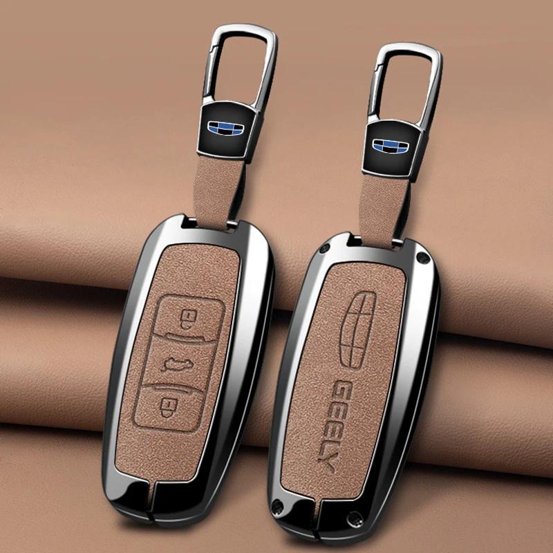 For Geely Emgrand 7 EX7 GT GC9 Geely Emgrand 7 GX3 Atlas GS NL3 Key Case Alloy Car Remote Key Case P