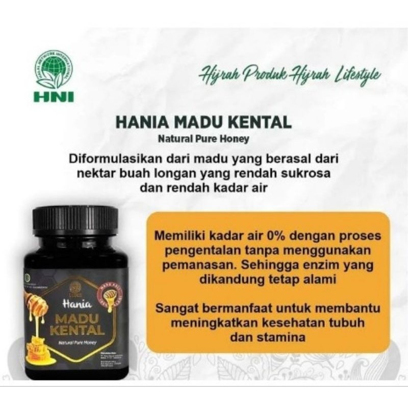

HANIA MADU KENTAL HNI