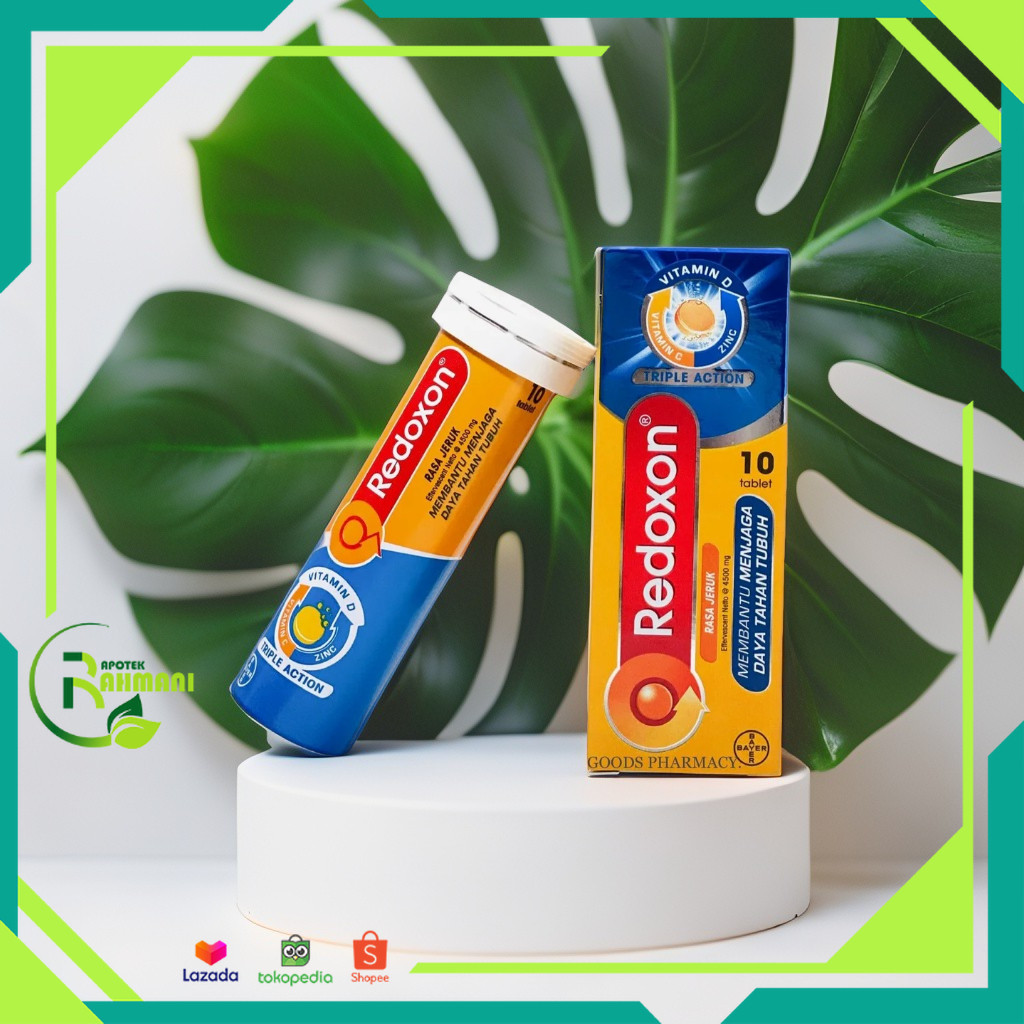 

REDOXON TRIPLE ACTION RASA JERUK TUBE 10 TABLET EFFERVESCENT