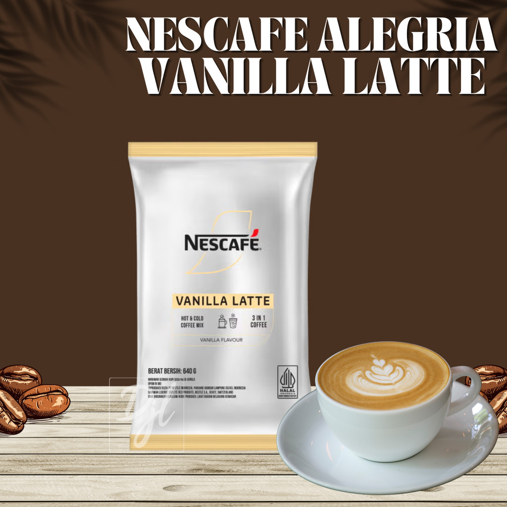 

Nescafe Alegria Vanilla Latte 640 Gr Minuman Serbuk Kopi, Susu dan Gula Rasa Vanila