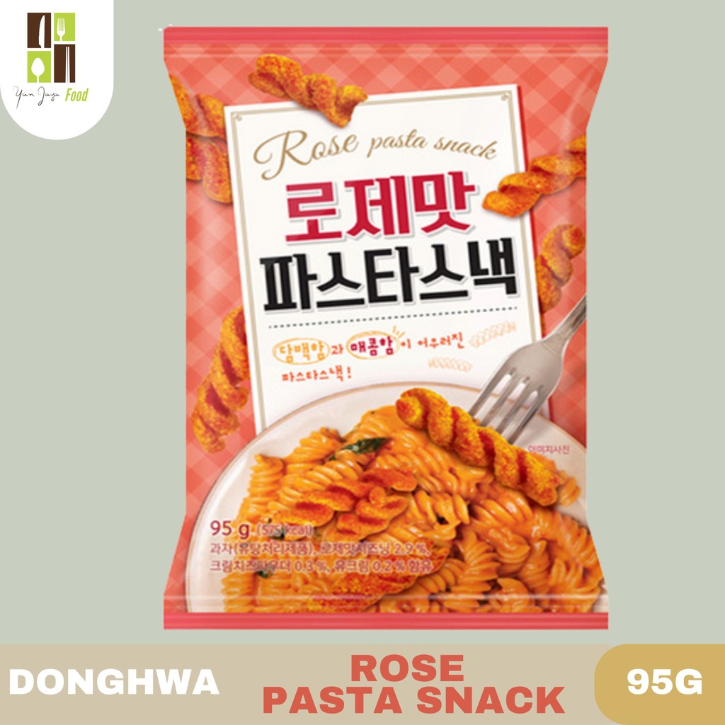 

Donghwa Rose Pasta Snack 95g / Snack Pasta / Snack Import Korea