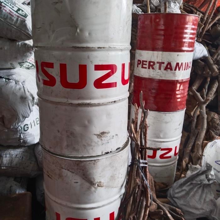 Drum bekas oli 200L, drum/tong besi 200liter