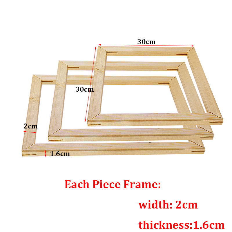 

60x80 Wooden DIY Picture Frame Kit for Canvas Painting By Numbers Print Wall Art Poster Home Decor 50x70cm