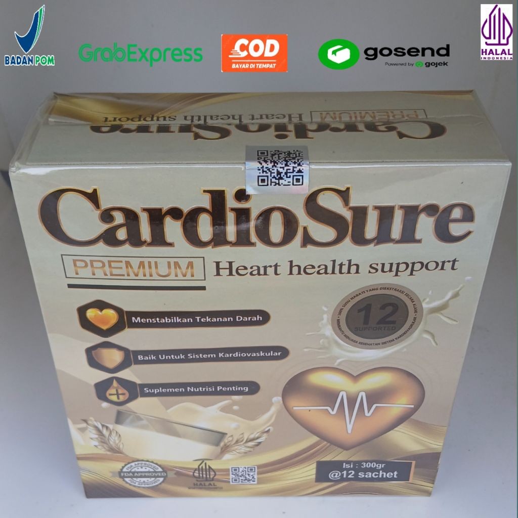 

Cardiosure Milk Susu Obat Herbal Atasi Hipertensi Stroke Jantung Asam Urat Kolesterol