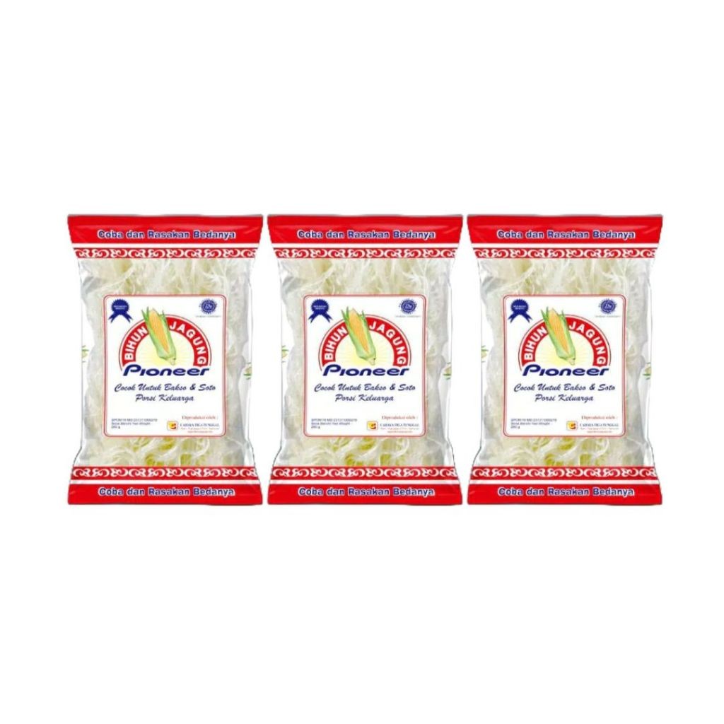 

Ceret Gelas Paket 3 Pcs Bihun Jagung Isi 280GR