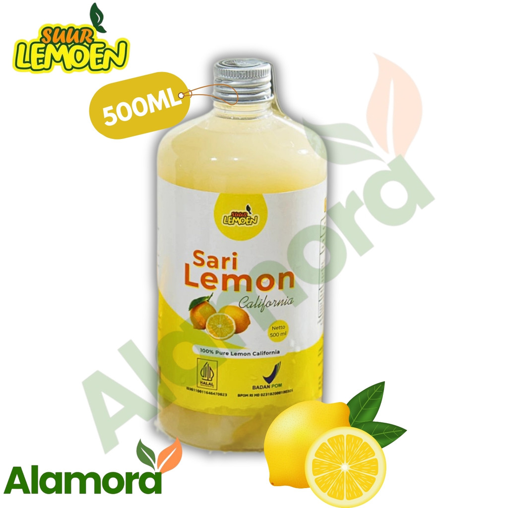 

Suur Lemoen Sari Lemon Air Lemon Murni Minuman Diet 500ml Lemon California